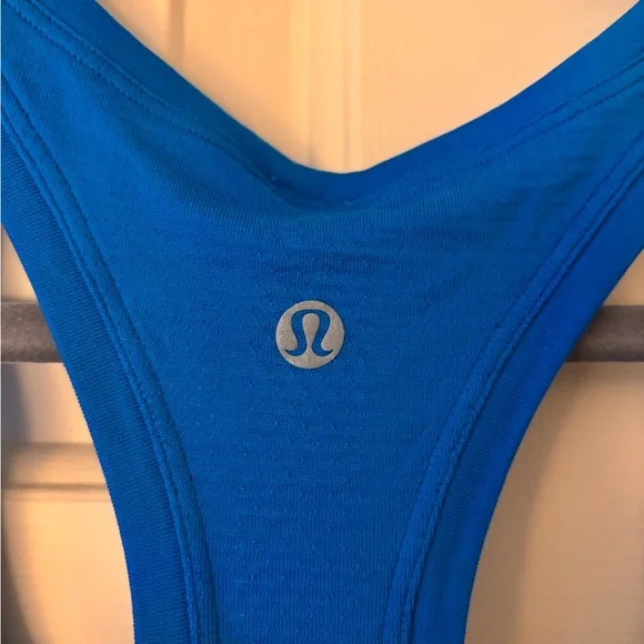 Lululemon Swiftly Racerback Tank Size 12 Poolside Blue - Picture 7 of 8